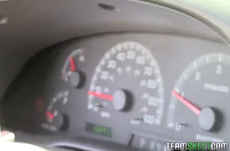 Young student seduces driver in every possible way